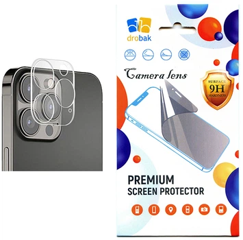 Защитное стекло для камеры смартфона Apple iPhone 16 Pro Drobak 3D (676762)