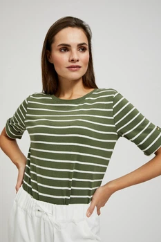 Жіночий лонгслів MOODO 4312 46 XXXL хакі