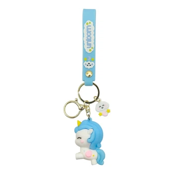 Брелок для ключей BiBi Toys "Голубой единорог" силиконовый (761711BT)