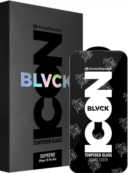 Защитное стекло для смартфона Apple iPhone 16 Pro Max ArmorStandart Supreme Black Icon 3D Black (ARM78038)