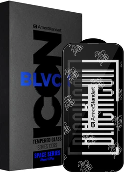 Защитное стекло ArmorStandart Space Black Icon для смартфона Apple iPhone 16 Plus Black (ARM78024)