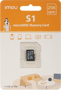 Карта пам'яті IMOU microSDXC 256 GB class 10 UHS-I U3 (ST2-256-S1)