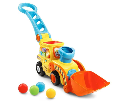 Каталка бульдозер Vtech Pop a Balls Push & Pop Bulldozer