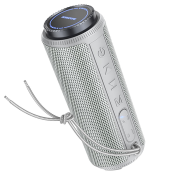Серая портативная Bluetooth колонка Borofone BR22.