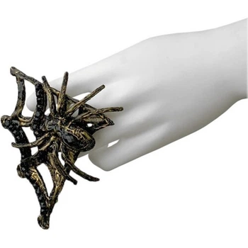 Каблучка Spider Queen Seta Decor 24-504BLK-GL