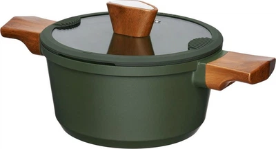 Garnek z odlewanego aluminium z pokrywką Resto Sadr 20 cm 2.6 l (4260709013671)