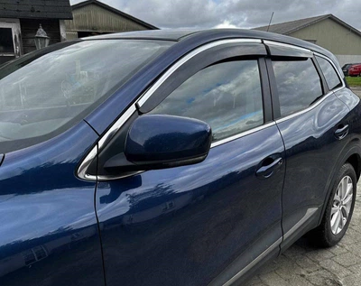 Хромированные ветровики (4 шт, Sunplex Chrome) для Renault Kadjar