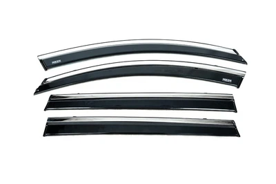 Хромированные ветровики (4 шт, Niken) для Chery Tiggo 8