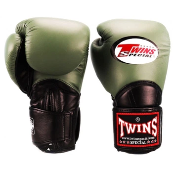 Боксерські рукавиці Twins Boxing Gloves BGVL11 Olive Black (BGVL11-OLBK-10oz)