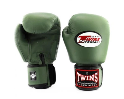 Боксерские перчатки Twins Velcro BGVL3 Olive (BGVL3-OL-10oz)