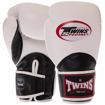 Боксерські рукавиці Twins Boxing Gloves BGVL11 White Black (BGVL11-WHBK-12oz)