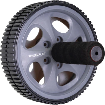 Колесо для преса PowerPlay Exercise Wheel 16.5 см Сіре (PP_4345)