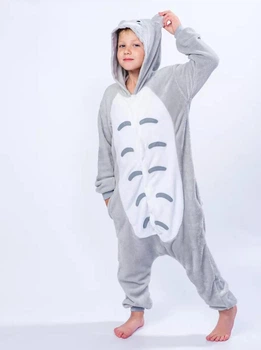 Піжама кігурумі Kigurumi для хлопчика Аніме Котик Тоторо Сірий на зріст 155-165 см (203542)
