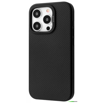 Чехол Proove Carbon Kevlar Force Armor Case with MagSafe Magnetic Ring для Apple iPhone 16 Black