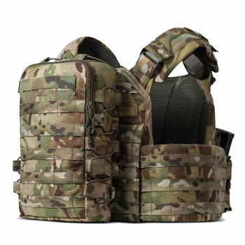 Тактичний рюкзак на 10 л. Кріплення Molle. Cordura 1000D. Мультикам