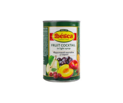 Фруктовий коктейль в сиропі TM Iberica ж/б 410 g