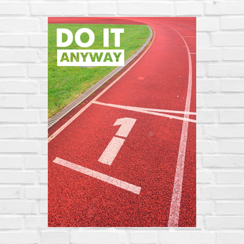 Плакат-постер Кавун Do It Anyway А1 Різнокольоровий ПЛ000896А1