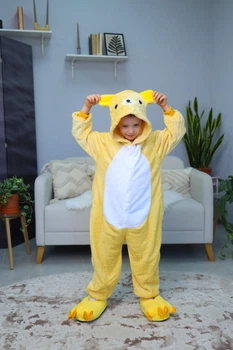 Пижама кигуруми Kigurumi для мальчика Мишка Тэдди Рилакума Бежевый на рост 165 - 175 см (203142)