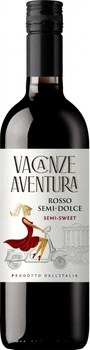Вино Vacanze Aventura Rosso Semi sweet червоне напівсолодке червоне 0.75 л 12.5% (8050249370510)