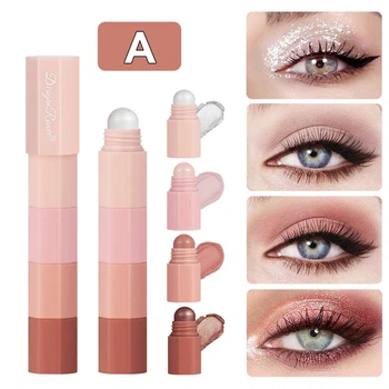 Тени для век Dragon Ranee 4 в 1 Eye Shadow Stick Multi Functional A