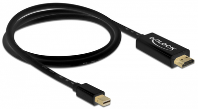 Kabel Delock Passive mini DisplayPort 1.1 - HDMI 1 m Black (4043619836987)