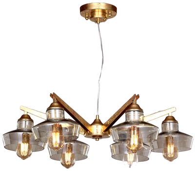 Люстра Wunderlicht WLC1320-46G 6х40 Вт E27 для кухні, спальні, вітальні