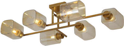 Люстра Wunderlicht Е27 6х60W OM8129-46 для кухни, спальни, гостинной