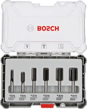 Набор пазовых фрез Bosch 8 мм, 6 шт (2607017466)