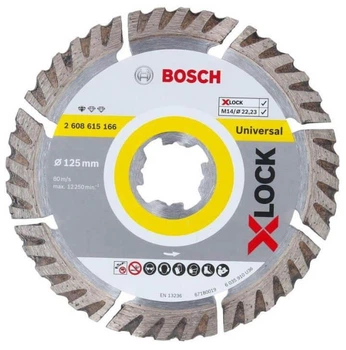 Алмазный круг Bosch Standard for Universal X-Lock 125x22.23x2x10 мм (2608615166)