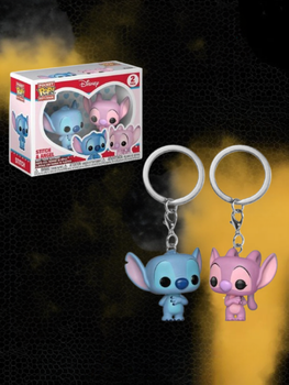 Ліло та Стич брелоки Lilo & Stitch Pop Stitch & Angel Ангел фігурки 2 шт