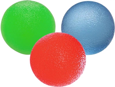 Набор силиконовых эспандеров-мяч тренажер для кисти PowerPlay PP-4339 Grip Ball Set набор 3 шт. (PP_4339)