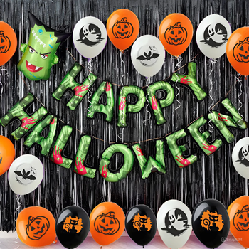 Набір Із Кульок Зі Шторкою Happy Halloween Дракула