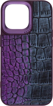 Чохол для смартфона Harder Glamorous Croco для Apple iPhone 15 Pro Max Dark Purple (ARM76767)