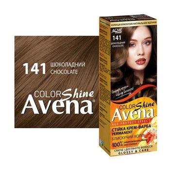 Cтойкая крем-краска для волос Acme Color Avena Shine Color 141 Шоколадный 133 мл