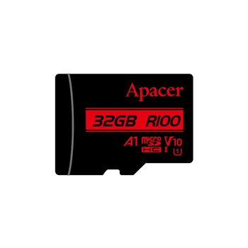 Карта памяти microSDHC (UHS-1) Apacer 32Gb class 10 V10 A1 R100MB/s (AP32GMCSH10UB-RA)