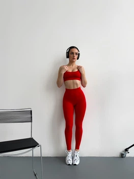 Топ для фитнеса Active, red - L