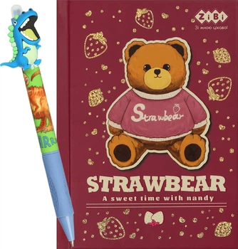 Набор Блокнот ZiBi Bear Toy + Гелевая ручка Dino Пиши-Стирай (ZB.12721-18.2)