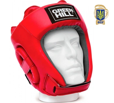 Шлем бокс GREEN HILL UBF LOGO кожа size XL