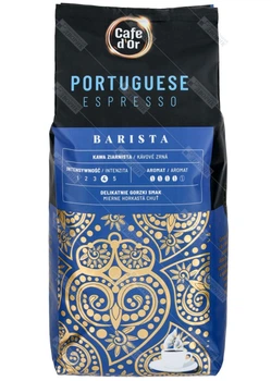 Кава в зернах Португалія CAFE D’OR Еспресо купаж Арабіка та робуста Portuguese Espresso Barista 500 г