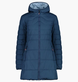 Парка Cmp Jacket Long Fix Hood Blue 32K1556-M928 S