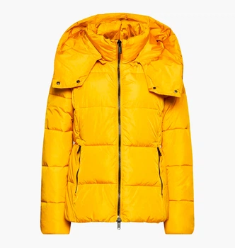 Пуховик CMP Woman Jacket Zip Hood Yellow 31K2836-R409 36