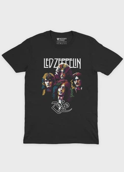 Чоловіча футболка MODNO з рок принтом "Led Zeppelin" XXL Чорний (TS001-5-BL-004-2-396-M)