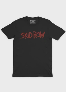 Чоловіча футболка MODNO з рок принтом "Skid Row" M Чорний (TS001-5-BL-004-2-460-M)