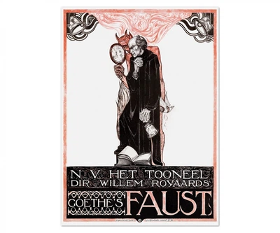 Постер CP Faust 1918, Вінтаж 62х86 см (351)
