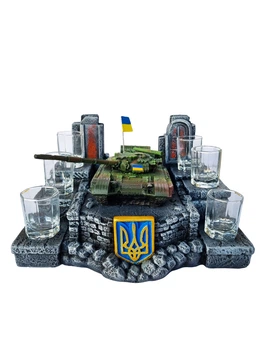 Настольный мини бар "Украинский танк Т-64 БВ" №2