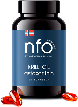 Дієтична добавка NFO Krill Oil Astaxanthin 60 капсул (7090025452017)