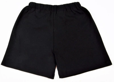 Шорты хлопок лайкра черный size 28 116-122см