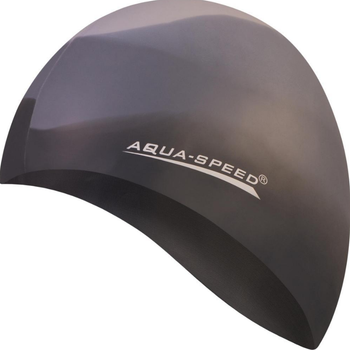 Шапочка для плавания Aqua Speed ​​BUNT Уни силикон silver/gray/black
