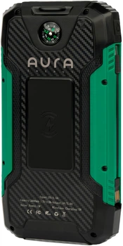 УМБ AURA NRG-30SE ARM SOLAR 30000 mAh Wireless charging Green (PBANRG30SEG)