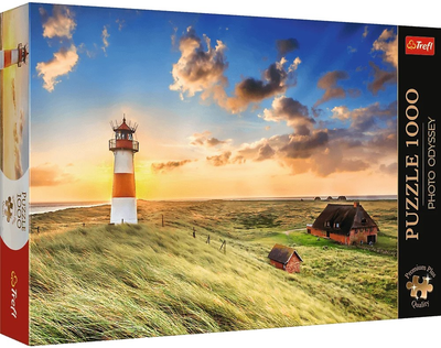 Puzzle Trefl Premium Plus Quality Photo Odyssey: Latarnia List Niemcy 1000 elementów (5900511108231)